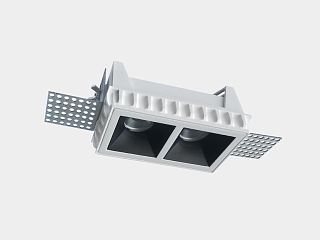 Светильник светодиодный встраиваемый, Белый, 6Вт, IP20, 3000К, DL-6W-36DW-WW