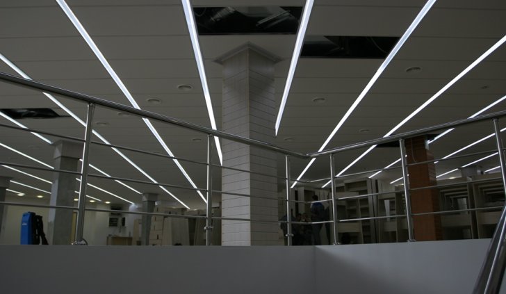 Эффект сплошных световых линий