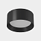 Светильник светодиодный потолочный накладной , серия BQ, Черный, 12Вт, IP20, Теплый белый (3000К), BQ-SF12-BL-WW