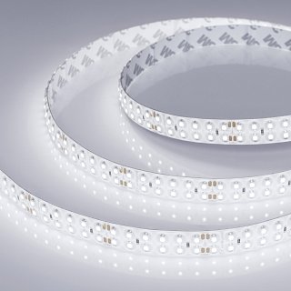 Светодиодная лента RTW 2-5000SE 24V White 2x2 (3528, 1200 LED, LUX) (Arlight, 19.2 Вт/м, IP65)