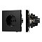 Механизм электрической розетки SCT-TENDO-MEU1-PL-BK (230V, 16A) (Arlight, -)
