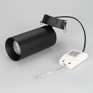 Светильник SP-POLO-BUILT-R65-8W White5000 (BK-BK, 40 deg) (Arlight, IP20 Металл, 3 года)