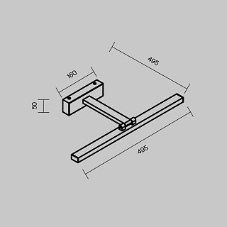 Подсветка Bris 4000К 12Вт IP20