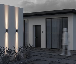 Настенный светильник (бра) Shell 3000K 15Вт IP 54