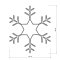 Фигура ARD-SNOWFLAKE-M4-750x750-324LED White (230V, 18W) (Ardecoled, IP65)
