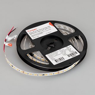 Светодиодная лента RT-A168-10mm 24V Day-MIX SWITCH (21.3 W/m, IP20, 2835, 5m) (Arlight, изм.ЦТ вкл-выкл)
