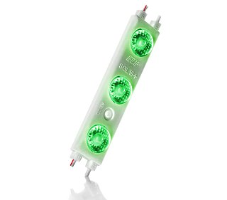 Модуль светодиодный ELF SOL+, 3SMD диод 2835, зеленый