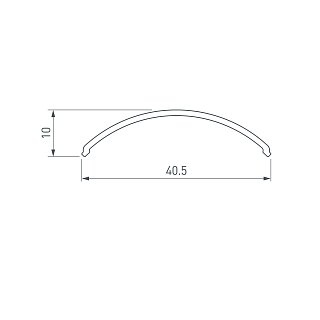 Экран ARH-KANT-H30-2000 Round Frost-PM (Arlight, Пластик)