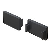 Заглушка для накладного/встраиваемого шинопровода, 2 шт. Basity, черный