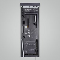 Стенд Магнитные системы ARLIGHT-E40-1760х600mm (DB 3мм, пленка, подсветка) (Arlight, -)