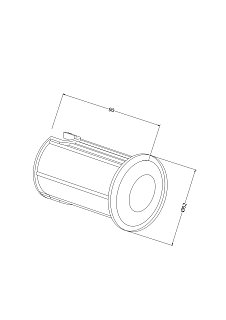 Встраиваемый светильник Flash 3000K 1Вт IP 67