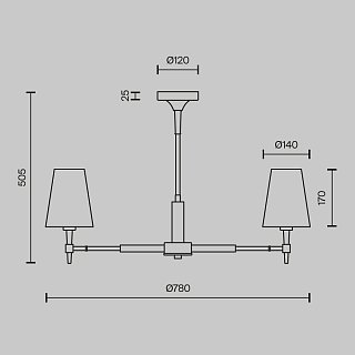 Люстра Zaragoza E14х5