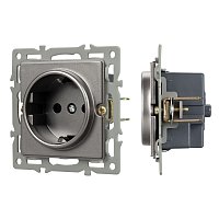 Механизм электрической розетки SCT-GP-MEU-PL-GR (250V, 16A) (Arlight, -)