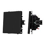 Механизм выключателя одноклавишный непроходной SWT-NOBE-MK01-SFPL-BK (230V, 10A) (Arlight, -)