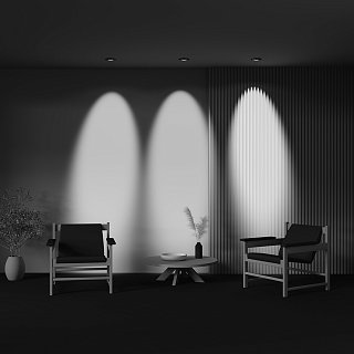 Встраиваемый светильник Lens 12Вт 4000К 70°