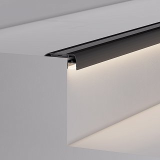 Профиль STAIR-W65-2000 ANOD BLACK (Arlight, Алюминий)