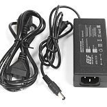 Адаптер сетевой ELF 12В, 5A, 60W (черный корпус) с проводом 1,2м, со штекером 5,5мм