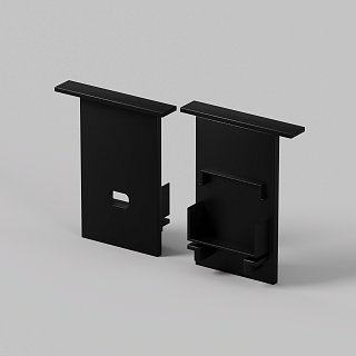 Комплект заглушек (для профиля 35×42) 2 шт., ALM-3542-B-EC 642054