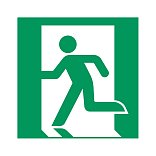 Пиктограмма EMGP-MARK-M-LEFT (Человек, движение влево) (Arlight, Пластик)