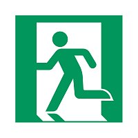 Пиктограмма EMGP-MARK-M-LEFT (Человек, движение влево) (Arlight, Пластик)