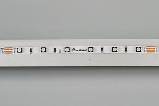 Светодиодная лента MINI-60-24V RGB 5mm (3535, 5m, LUX) (Arlight, 6 Вт/м, IP20)