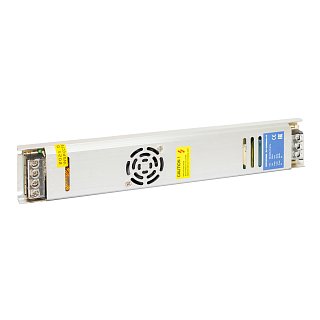 Блок питания интерьерный ELF, 12В, 300Вт, ультратонкий металлический перфорированный корпус с кулеро