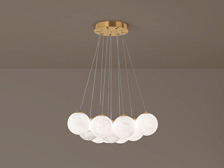 Светильник потолочный подвесной серии Galaktika, GL-CL140BR-80-WW