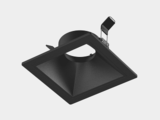 Рамка для серии COMBO 3, квадратная, черная, COMBO-3S1-BL