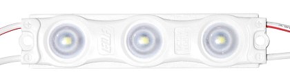 Модуль светодиодный ELF 3SMD диод 2835, с линзой, 160гр.,12В, IP 65, STD, белый