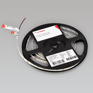 Светодиодная лента RT-A120-8mm 24V Day4000 (14.4 W/m, IP20, 2835, 5m) (Arlight, Открытый)