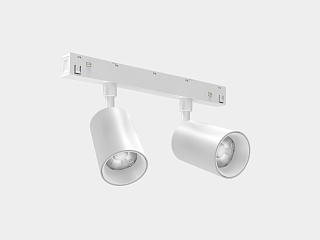 Светильник-спот светодиодный , серия SY-LINK, Белый, 2*10Вт, IP20, Нейтральный белый (4000К), SY-LINK-DBS-WH-2/10-NW