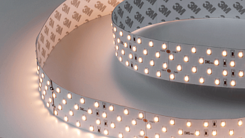 Светодиодная лента SWG PRO 2835, 280 LED/м, 26 Вт/м, 24В , IP20, Цвет: Теплый белый, SWG2P280-24-26-WW-20