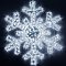 Фигура ARD-SNOWFLAKE-M11-1250x1200-604LED White (230V, 36.5W) (Ardecoled, IP65)