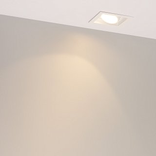 Светильник MS-VORTEX-BUILT-S90x90-12W Warm3000 (WH-WH, 20 deg, 230V) (Arlight, IP20 Металл, 5 лет)