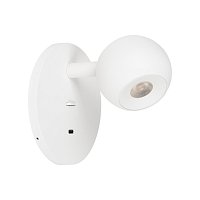 Светильник SP-OTTORI-WALL-CHARGE-6W Warm3000 (WH, 30 deg, 230V, USB-C) (Arlight, IP20 Металл, 3 года)