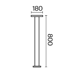 Ландшафтный светильник Wald 3000К 12Вт IP 65