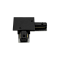 L коннектор для однофазных встраиваемых трековыx систем, Черный,KXZ-RC-BL-L