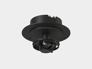 Крепление сменное М1 для светильников VILLY, поворотное встраиваемое в гипсокартон, цвет Черный, VL-M1-BL