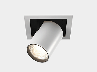 Светильник светодиодный потолочный встраиваемый поворотно-выдвижной, серия SPL, Ч/Б, 25Вт, IP20, Нейтральный белый (4000К), SPL-SQ1-25-NW