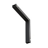 Коннектор питания угловой внутренний Basity, черный