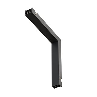 Коннектор питания угловой внутренний Basity, черный