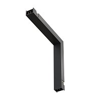 Коннектор питания угловой внутренний Basity, черный