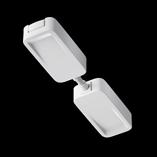 Коннектор питания прямой Radity встраиваемый белый