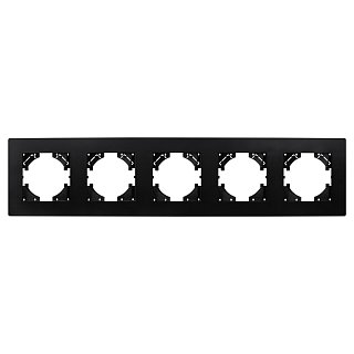 Рамка пластиковая FRM-PERIO-PL-5-BK (Arlight, -)