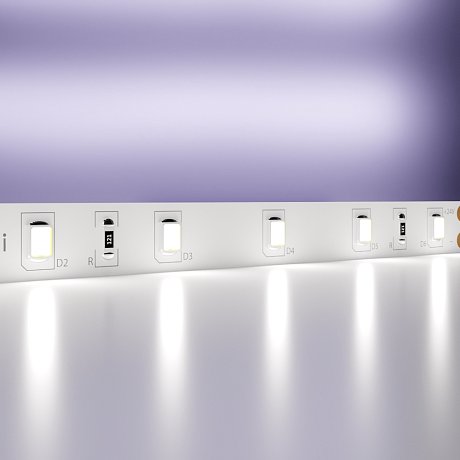 Светодиодная лента 24В 2835 7,2Вт/м 6000K 5м IP20