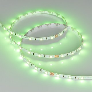 Светодиодная лента RT-G60-5mm 24V RGB (6.6 W/m, IP20, 3838, 5m) (Arlight, узкая)