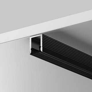 Рассеиватель для профиля 08×09 (Чёрный, 2 м), ALM-0809-B-DF-2M 642018