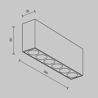 Потолочный светильник Points 3000K-6000K 12Вт 36° IP 20