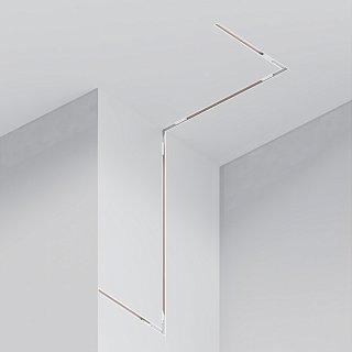 Шинопровод 2м Exility низкопрофильный  встраиваемый под ГКЛ 12,5 мм