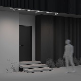 Уличный трековый светильник Alfa Elasity IP 3000K 16Вт 38° белый